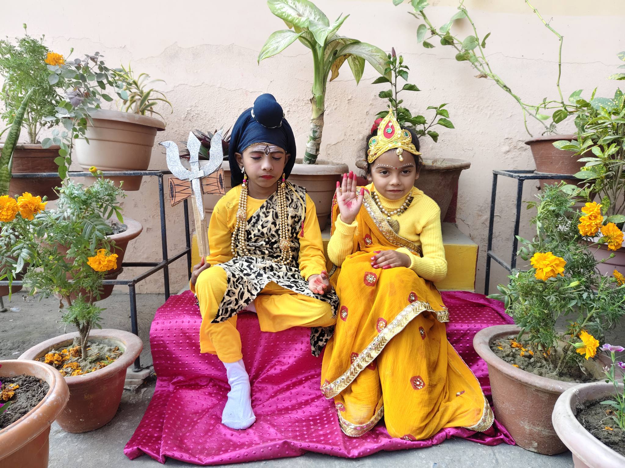 Divine Play - Shiva & Parvati